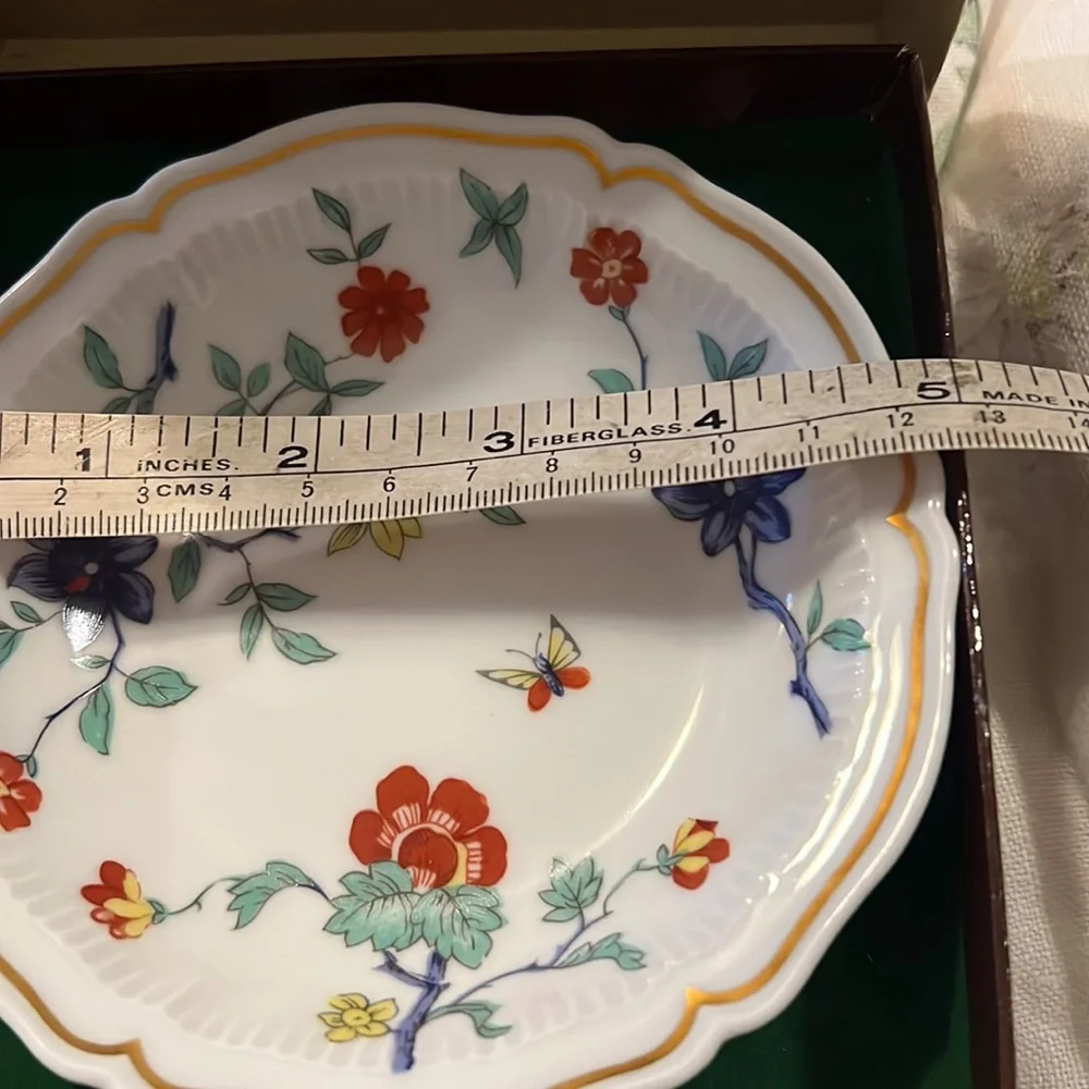 NIB New in box Haviland Limoges France small bowl green stamp